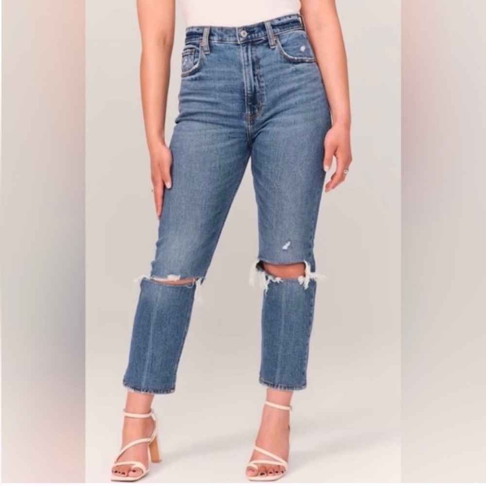 ABERCROMBIE & FITCH | ultra high rise jeans size 10
